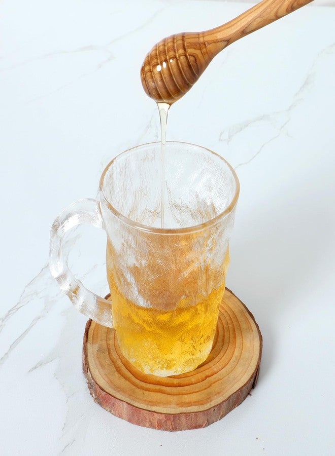 KYVANDO Traditional Olive Honey Dippers - Durable & Warp-Resistant, Preserves Honey Purity, 1pcs, 6.3 Inch - Image 3